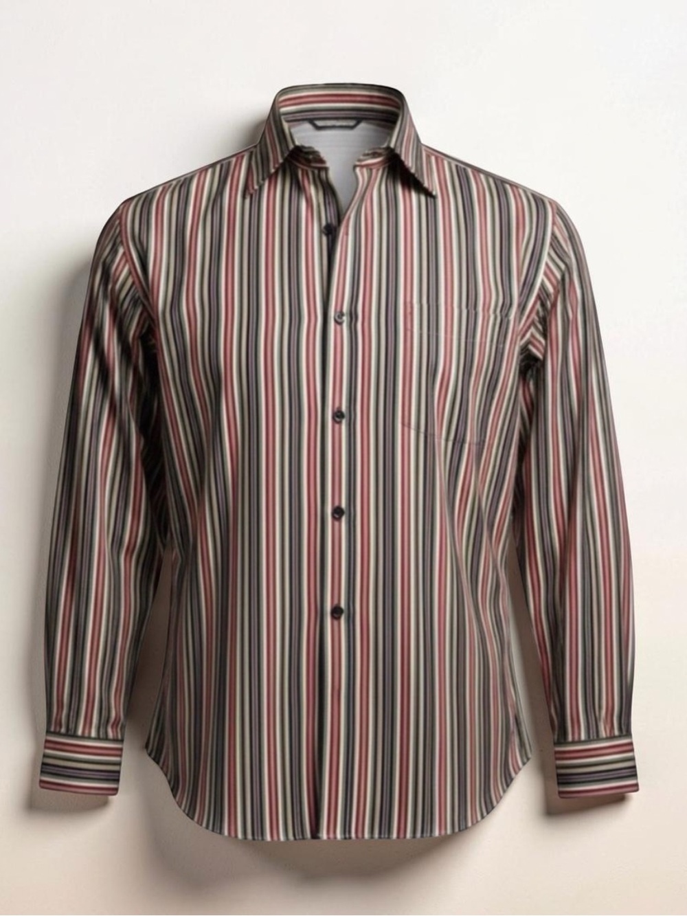 Ralph Lauren Made in Italy Multicolor Striped Shirt XL | Luxury Cotton
